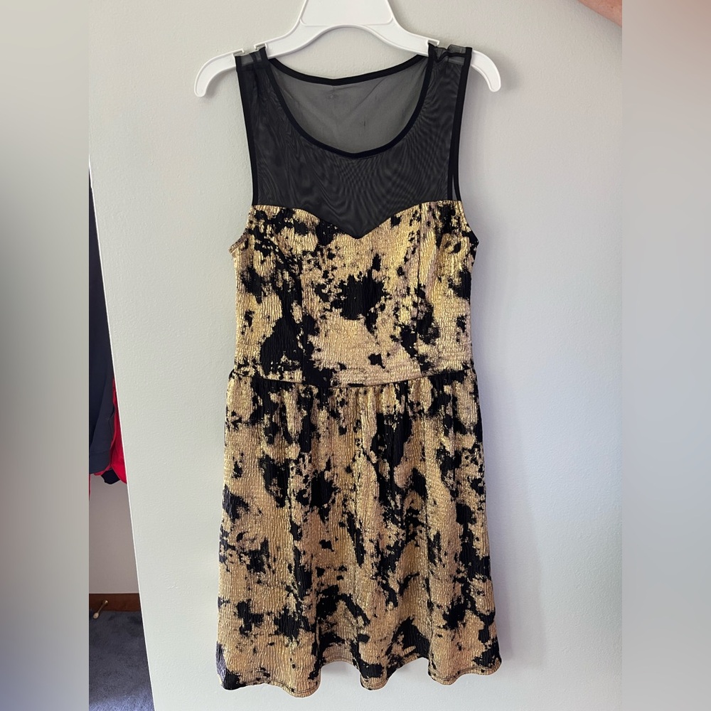 BONGO Black and Gold Dress